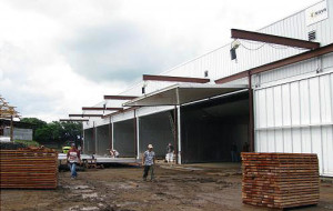 Nova Dry Kiln large kiln KDK-25EXT installation in Nicaragua