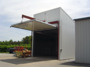 Large wood drying kiln